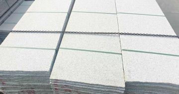 咸阳芝麻白毛板，石材毛板