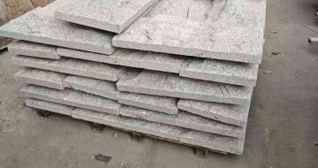 咸阳芝麻白蘑菇石，自然面