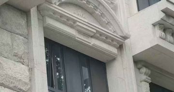 咸阳芝麻白异形 石材异形定制