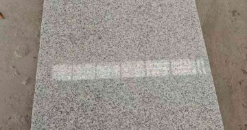 咸阳芝麻白光面毛板