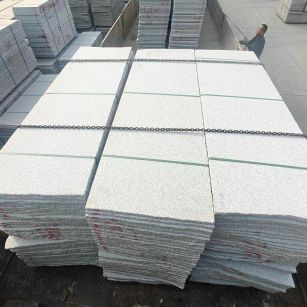 咸阳芝麻白毛板，石材毛板