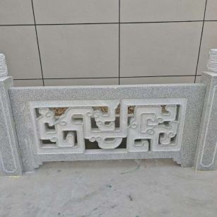 咸阳芝麻白河道栏杆 桥栏杆