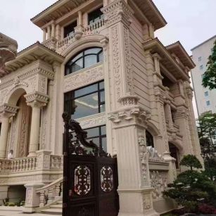 咸阳黄金麻别墅外墙异形定制