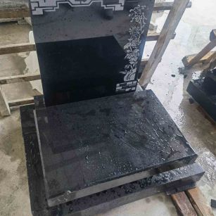 咸阳花岗岩墓碑石 墓碑 套墓