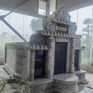 咸阳套墓 墓碑 围坟石 异形定制