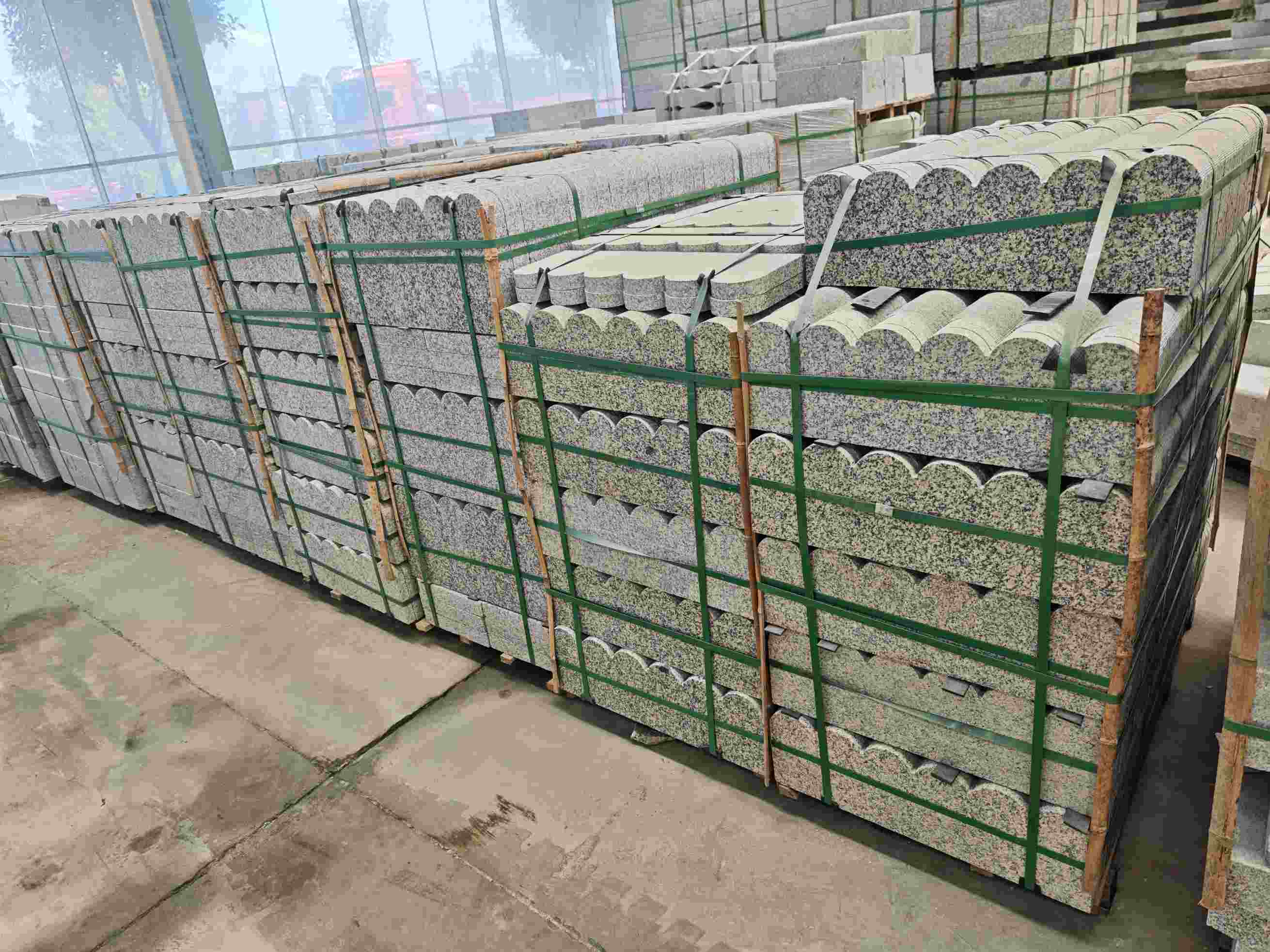 咸阳芝麻白芙蓉白花边石