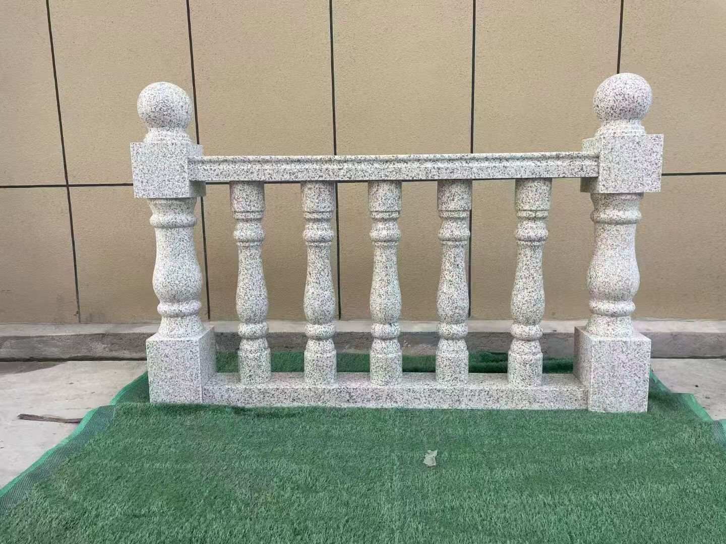 咸阳芝麻白阳台栏杆 花岗岩栏杆