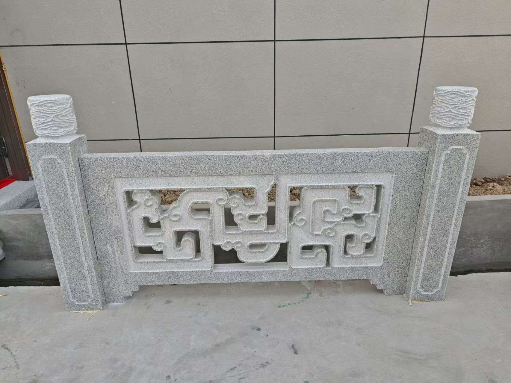 咸阳芝麻白河道栏杆 桥栏杆